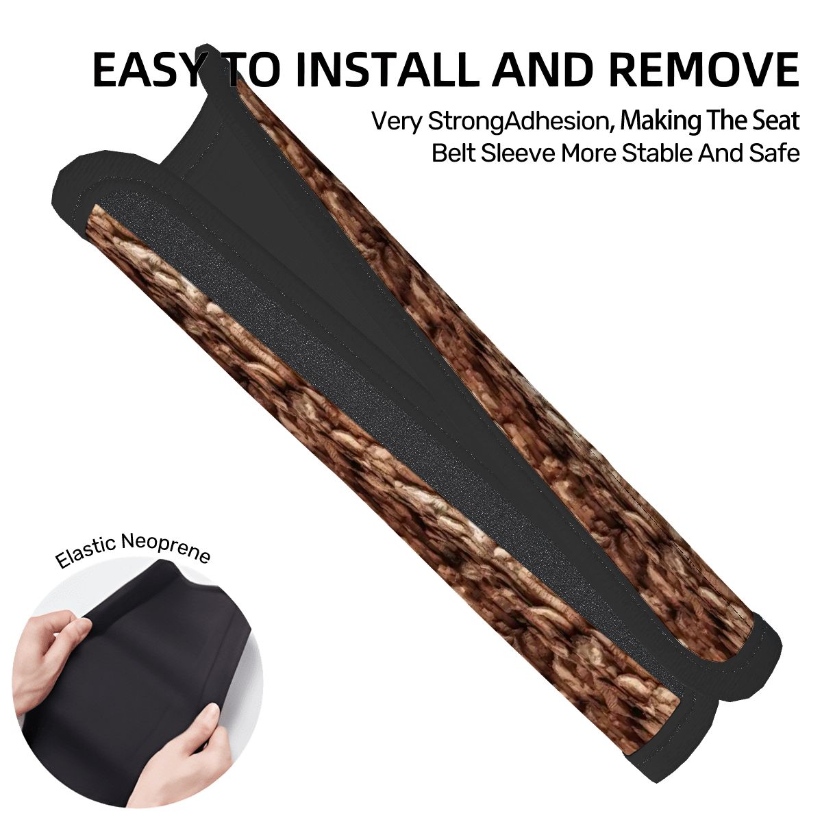 Sasquatch Love, Seat Belt Cover Pad For Adults 2 Pcs