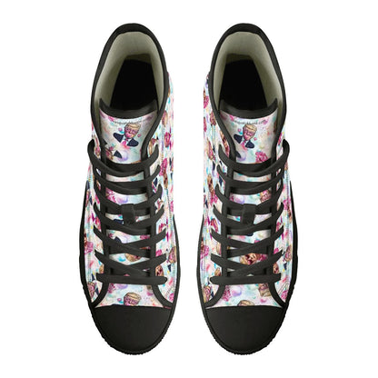 20 Donald Trump Designs, Women's High Top Canvas Shoes