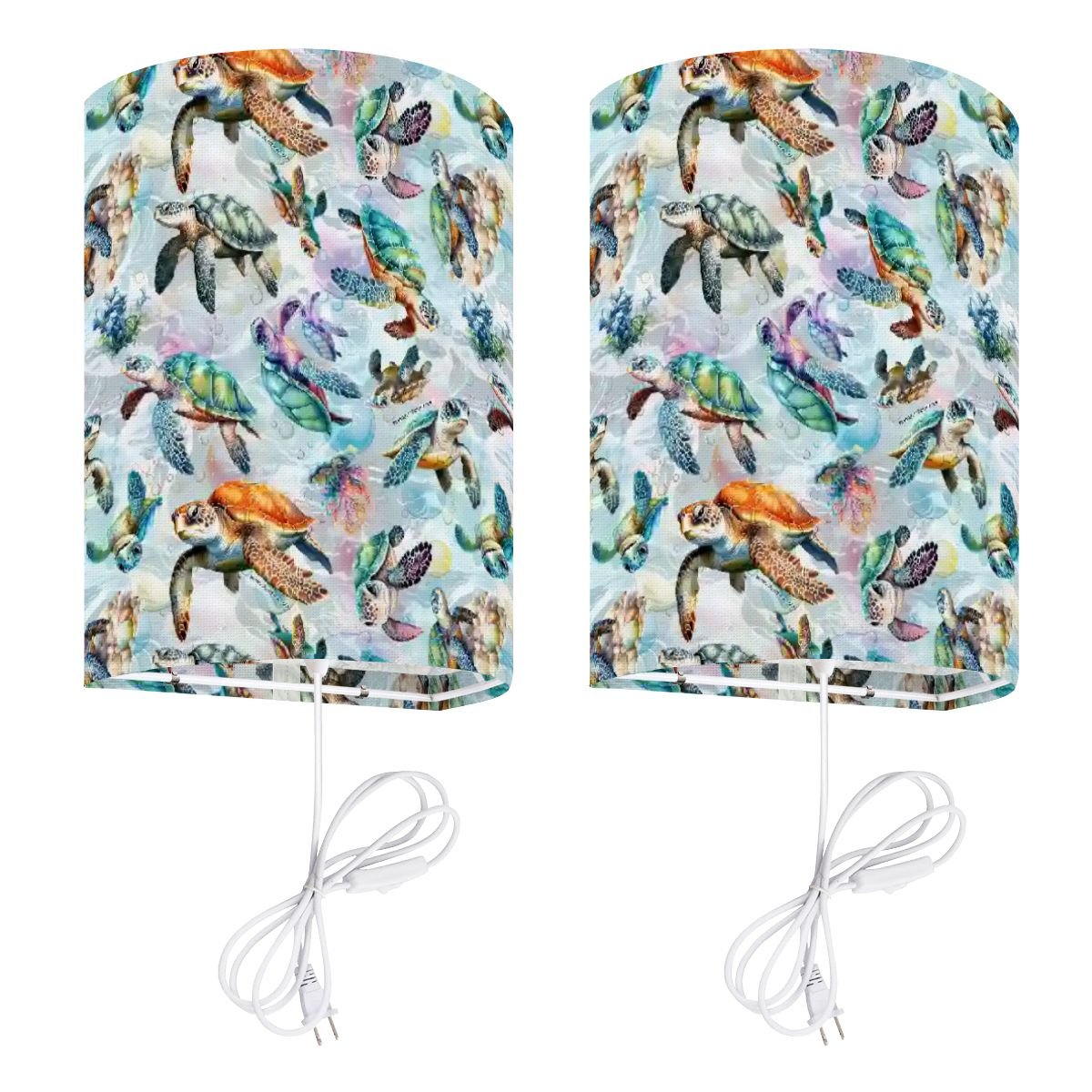 10 Animal Designs, Wall Sconces, Set of 2, Plug In