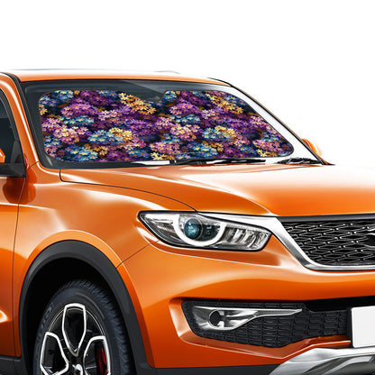 10 Beautiful Flower Designs, Auto Car Windshield Sun Shade