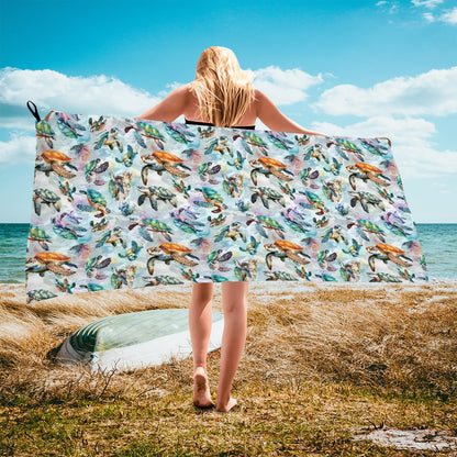 63” x 31.5” Microfiber Bath Sheet / Beach Towel - 10 Animal Designs