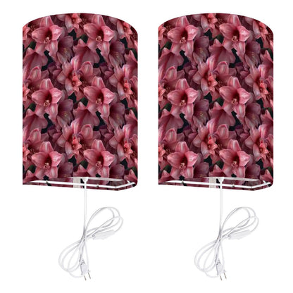 10 Beautiful Flower Designs, Wall Sconces, Set of 2, Plug In