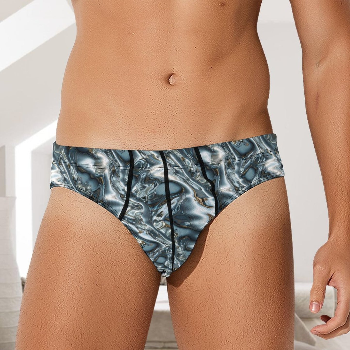 Bigfoot / Sasquatch "This man is Crazy", Men’s Silk Briefs Underwear