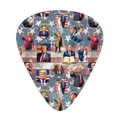 Guitar Picks 12Pcs, Donald Trump (20) Designs, 3 thicknesses