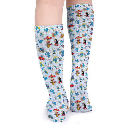 20 Misc Designs, 15.5 Inch Tube Socks