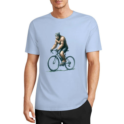 Bigfoot - Sasquatch Bicycle Short Sleeve Cotton T-Shirt