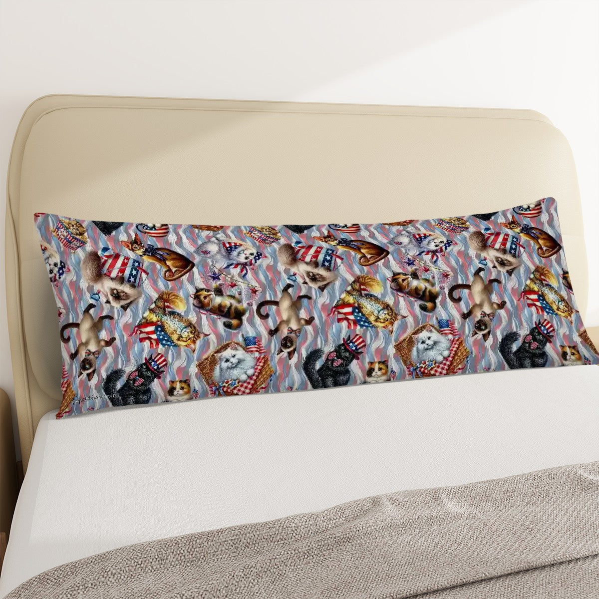 8 Patriot Designs, Long Body Pillow Case