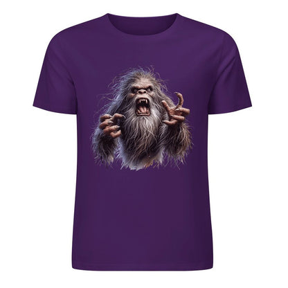 Bigfoot - Sasquatch Angry Short Sleeve Cotton T-Shirt
