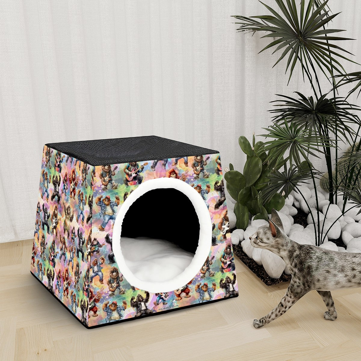 20 Bigfoot / Sasquatch Designs, Space Capsule Pet Bed