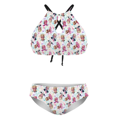 20 Donald Trump Designs, Plus Size High-Waisted Bikini Customized Services