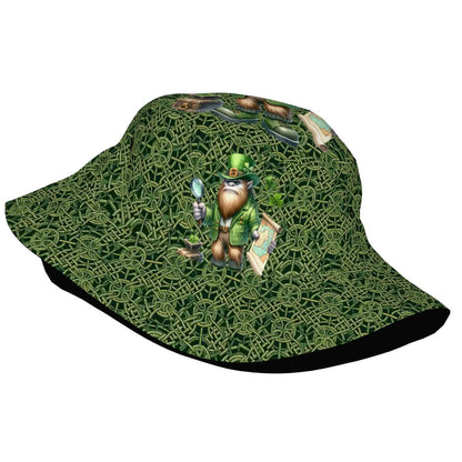 St Patrick Bigfoot / Sasquatch, Adult Bucket Hat