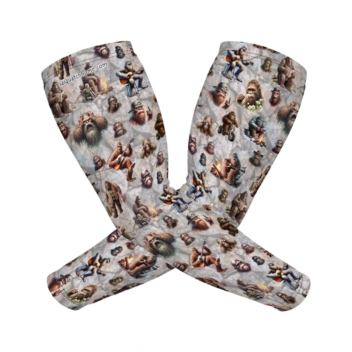 Sasquatch, Bigfoot Themed Sun Protection Arm Sleeves
