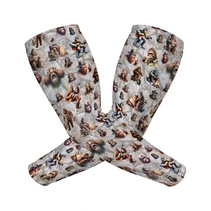 Sasquatch, Bigfoot Themed Sun Protection Arm Sleeves