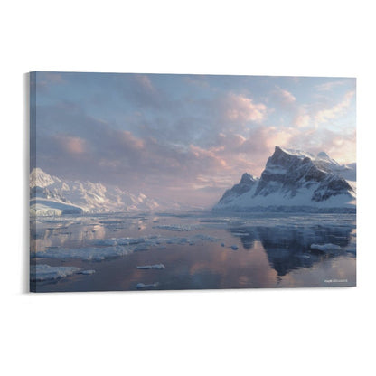 Arctic Beauty, Vintage Framed Canvas Art - 2 Sizes – Made in the USA