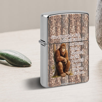 Hungry Sasquatch Bigfoot 2024 Metal Lighter Case