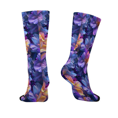 10 Flower Designs Children’s Polyester Socks