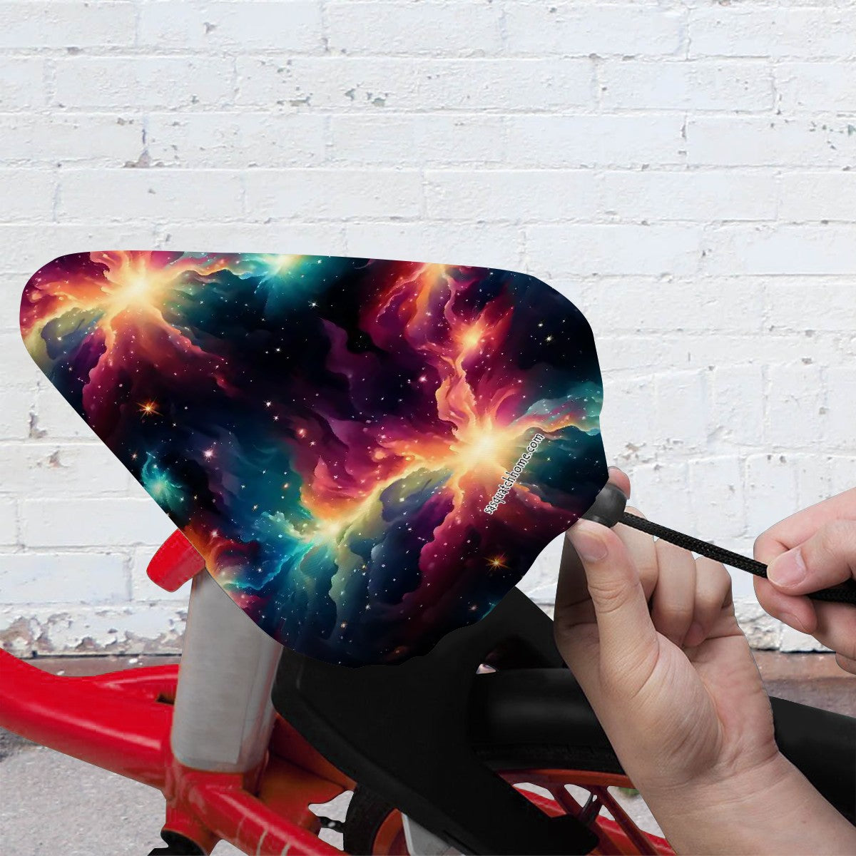 12 Galaxy / Outer Space Designs, Waterproof Bike Seat Cover