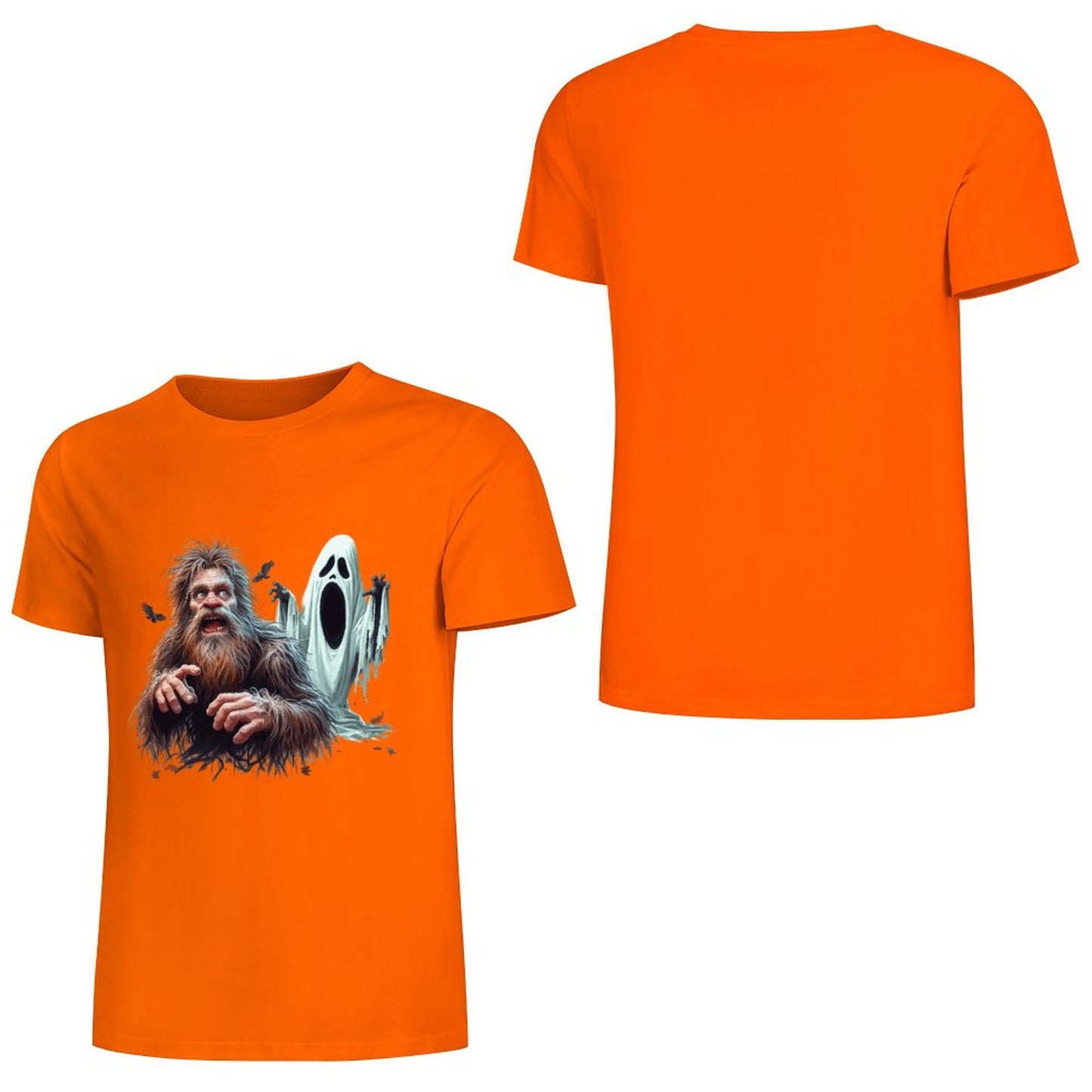 Bigfoot - Sasquatch Halloween Short Sleeve Cotton T-Shirt