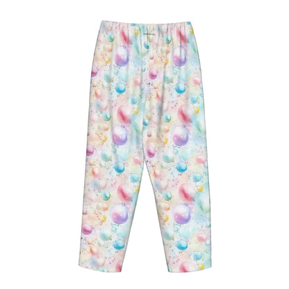 Fairy on Bubbles, Women’s Pajama Pants with Pockets