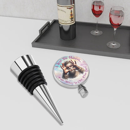 Bigfoot / Sasquatch "I love you..", Wine Bottle Stopper