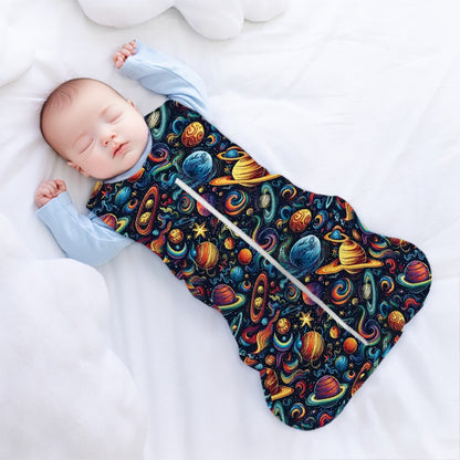 12 Galaxy Outer Space Designs, Sleeveless Baby Sleep Sack