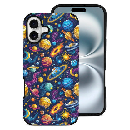 12 Galaxy Outer Space Designs, Microfiber iPhone 16 Cases