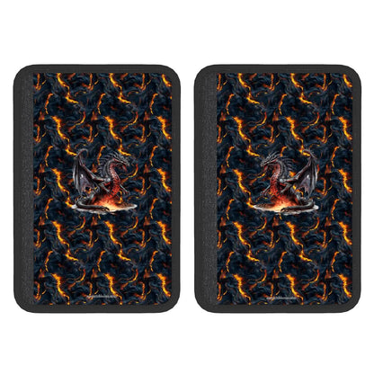 Fire Dragon, Seat Belt Cover Pad For Adults 2 Pcs