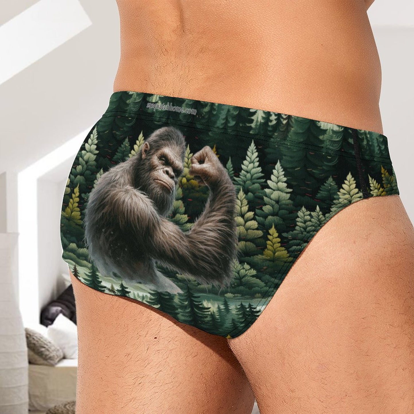 Bigfoot / Sasquatch Muscle  Milk Silk Men's Briefs