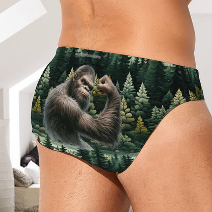 Bigfoot / Sasquatch Muscle  Milk Silk Men's Briefs