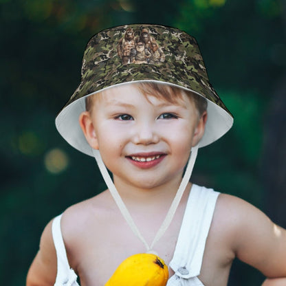 Bigfoot / Sasquatch Family, Kid’s Bucket Hat