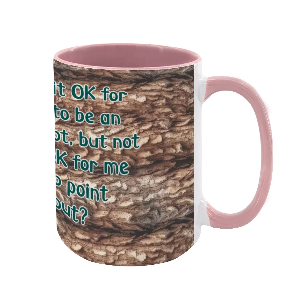 Sarcastic Sasquatch "Why is it..", Large 15 Ounce Colorful Mugs – Made In USA