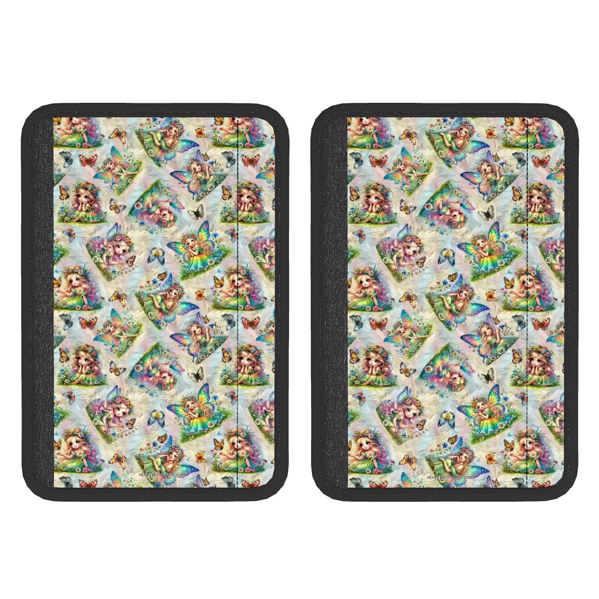 6 Fairy Designs, Seat Belt Cover Pad For Adults 2 Pcs