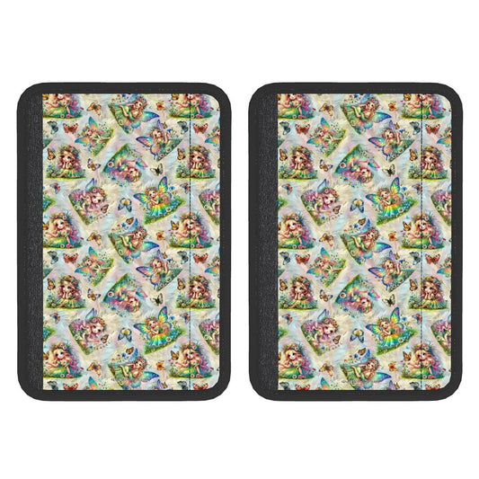 6 Fairy Designs, Seat Belt Cover Pad For Adults 2 Pcs