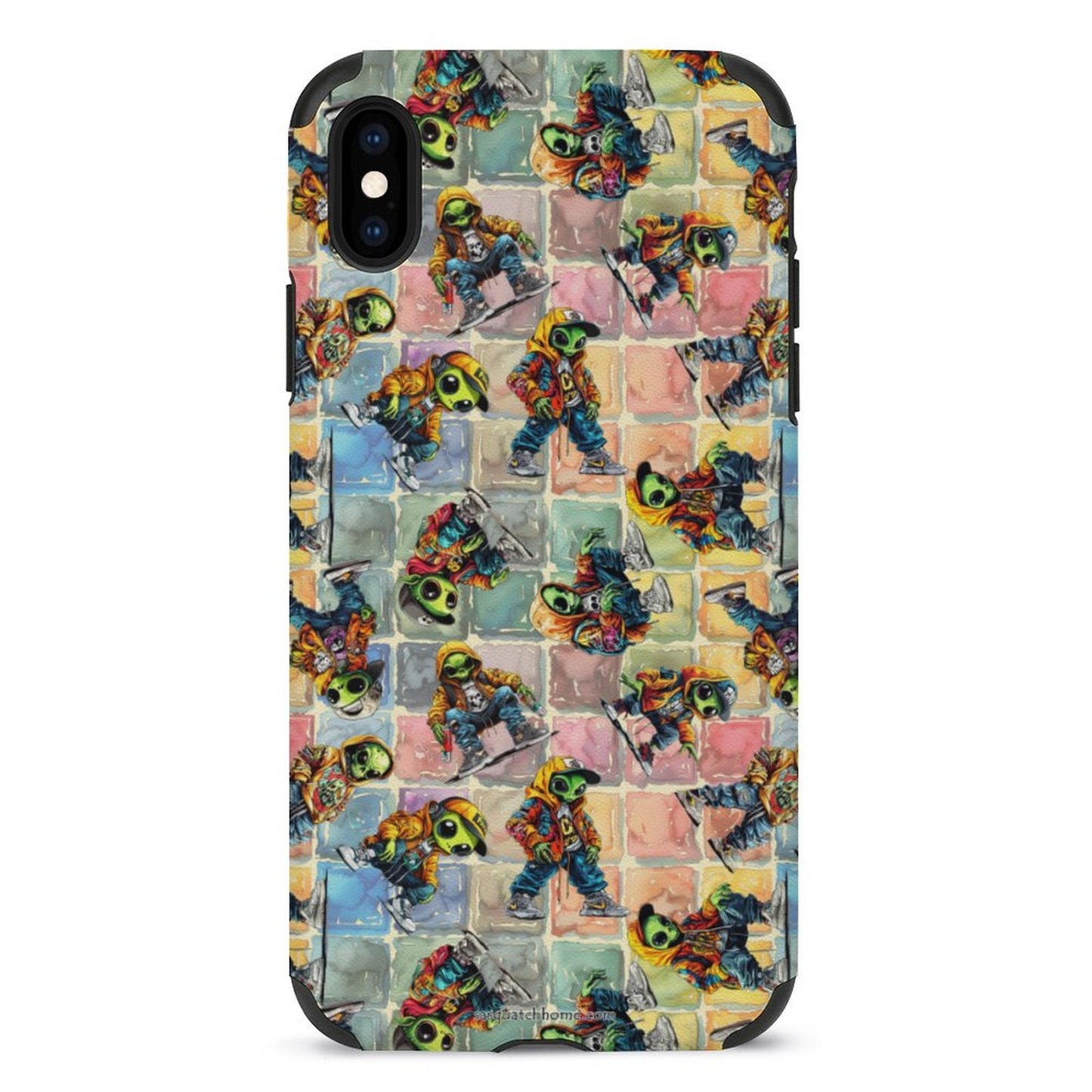 6 Alien Designs, Microfiber iPhone 11 Cases