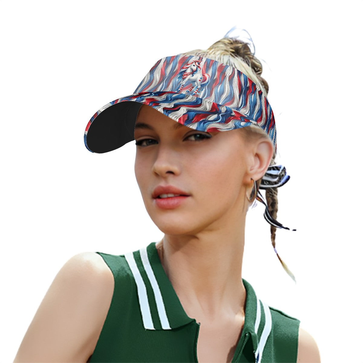 Patriot Unicorn, Sun Visor Hat