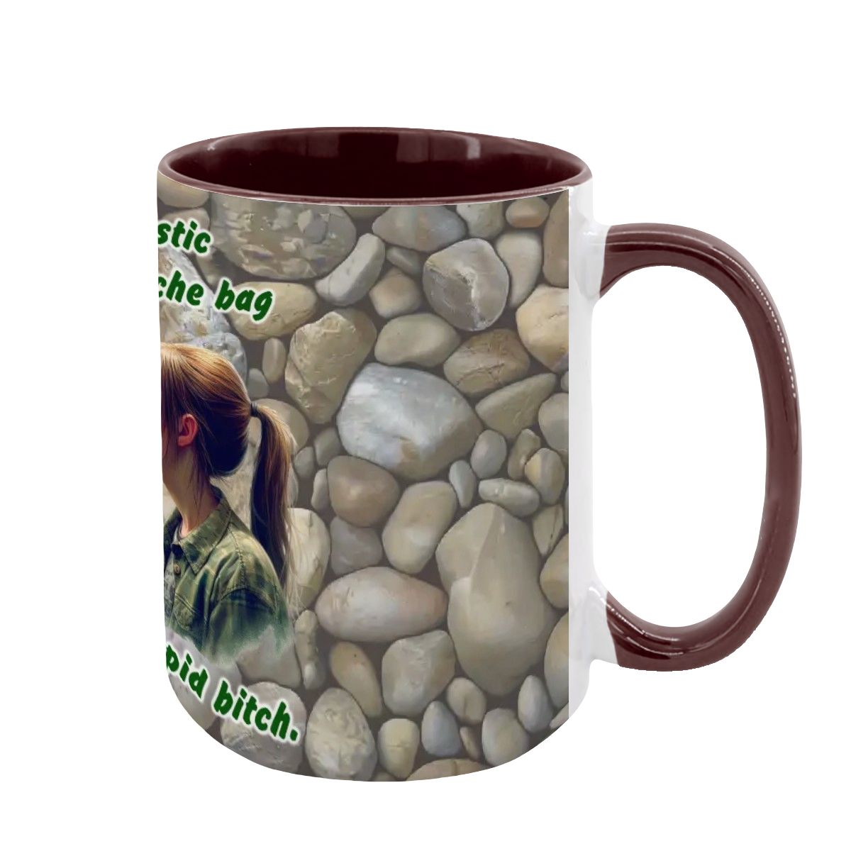 Sarcastic Sasquatch "I'll stop being..", Large 15 Ounce Colorful Mugs – Made In USA