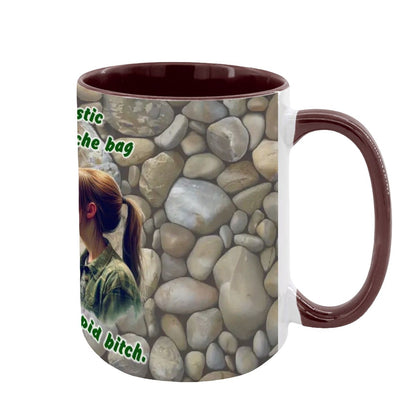 Sarcastic Sasquatch "I'll stop being..", Large 15 Ounce Colorful Mugs – Made In USA