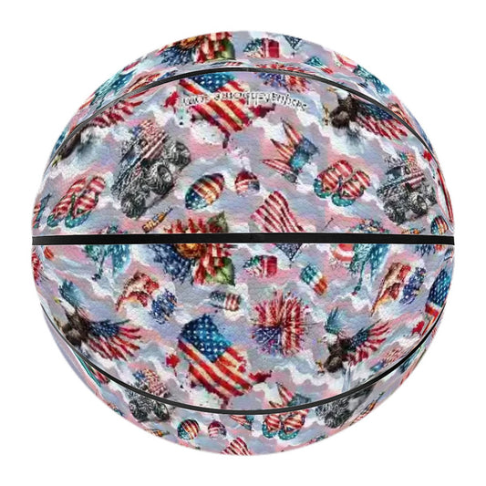 8 Patriot Designs, Leather Basketball