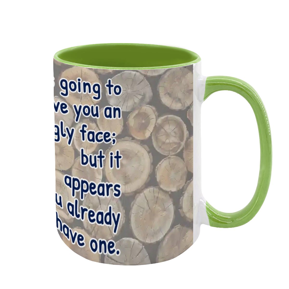 Sarcastic Sasquatch "I was going to..", Large 15 Ounce Colorful Mugs – Made In USA