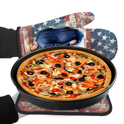 Donald & Melania Trump, Oven Mitts and Pot Holders Set of 2