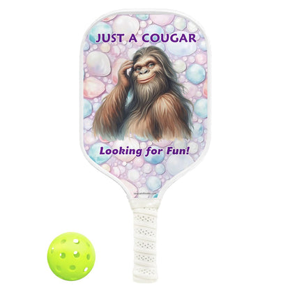"Just a Cougar" Pickleball Paddle