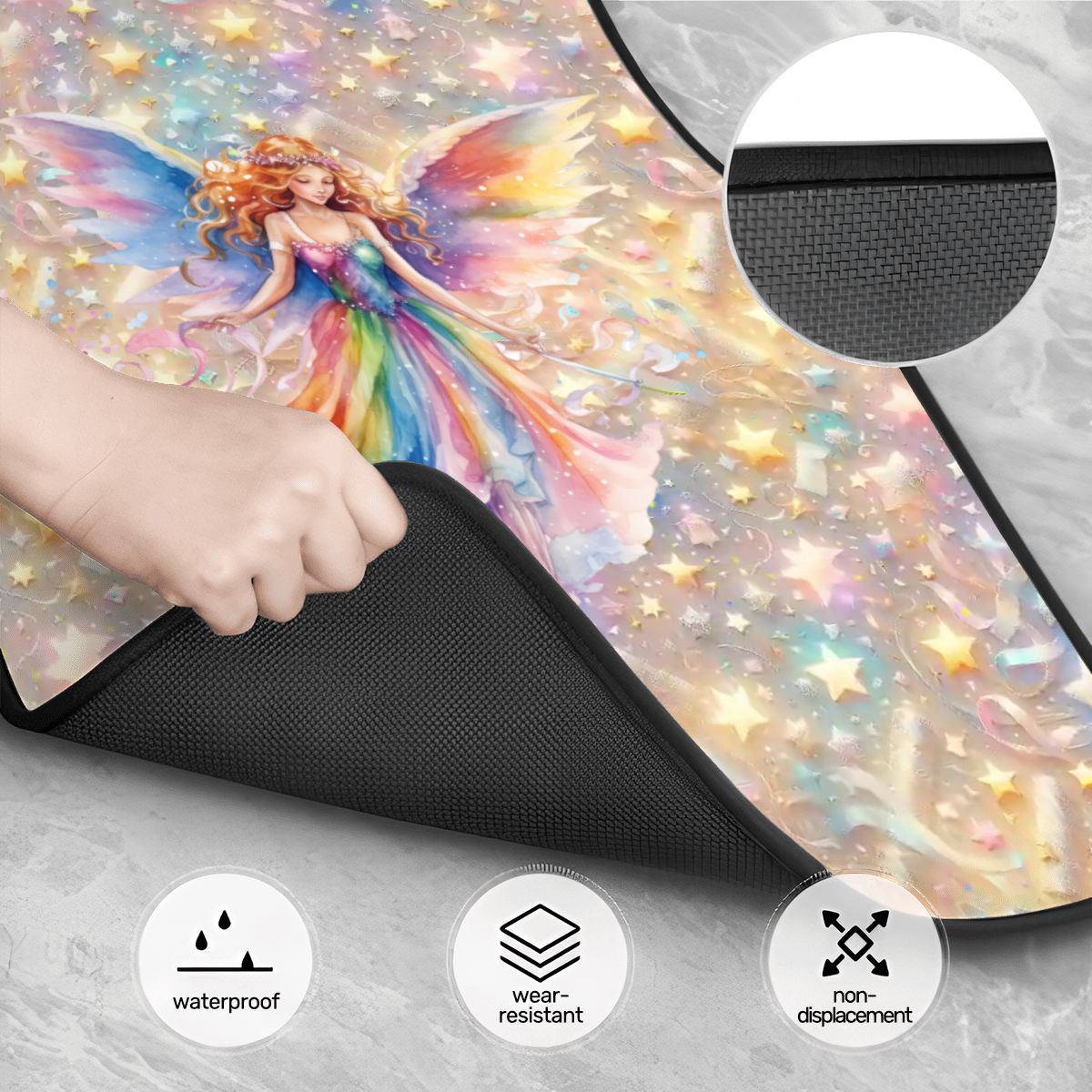 Rainbow Fairies, 4 Piece Auto Floor Mats