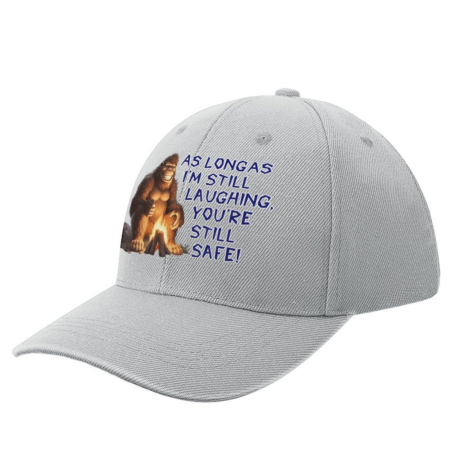 “Sarcastic Sasquatch” Series Polyester Baseball Caps – “As long as I’m laughing…”