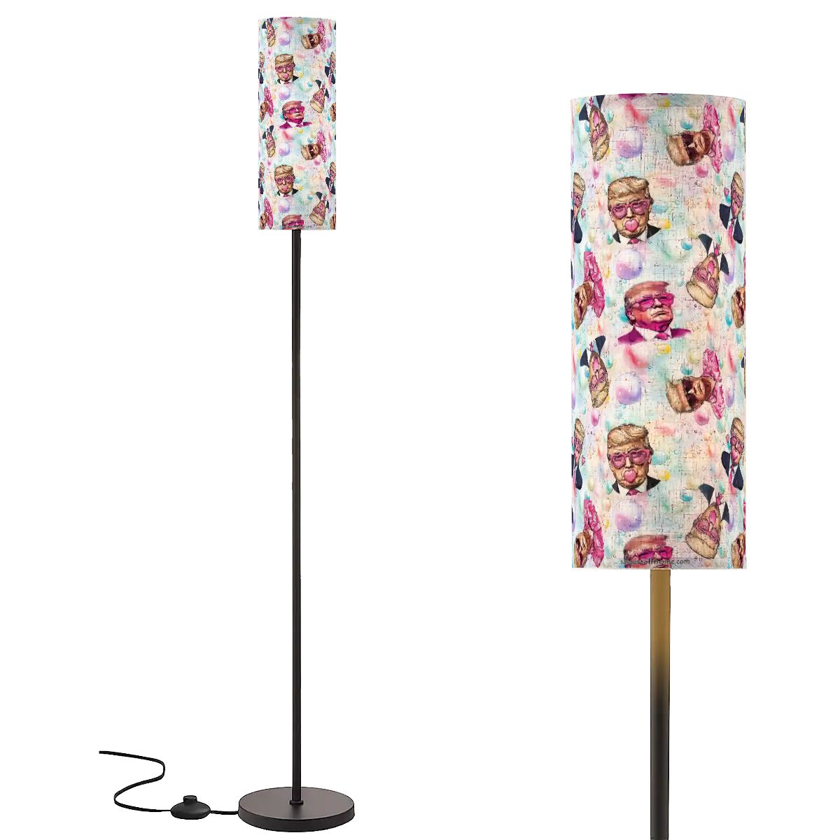 20 Donald Trump Designs, Floor Lamp Modern Standing Lamp (Made in USA)