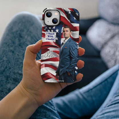 Charlie Kirk Memorial, Microfiber iPhone 13 Cases