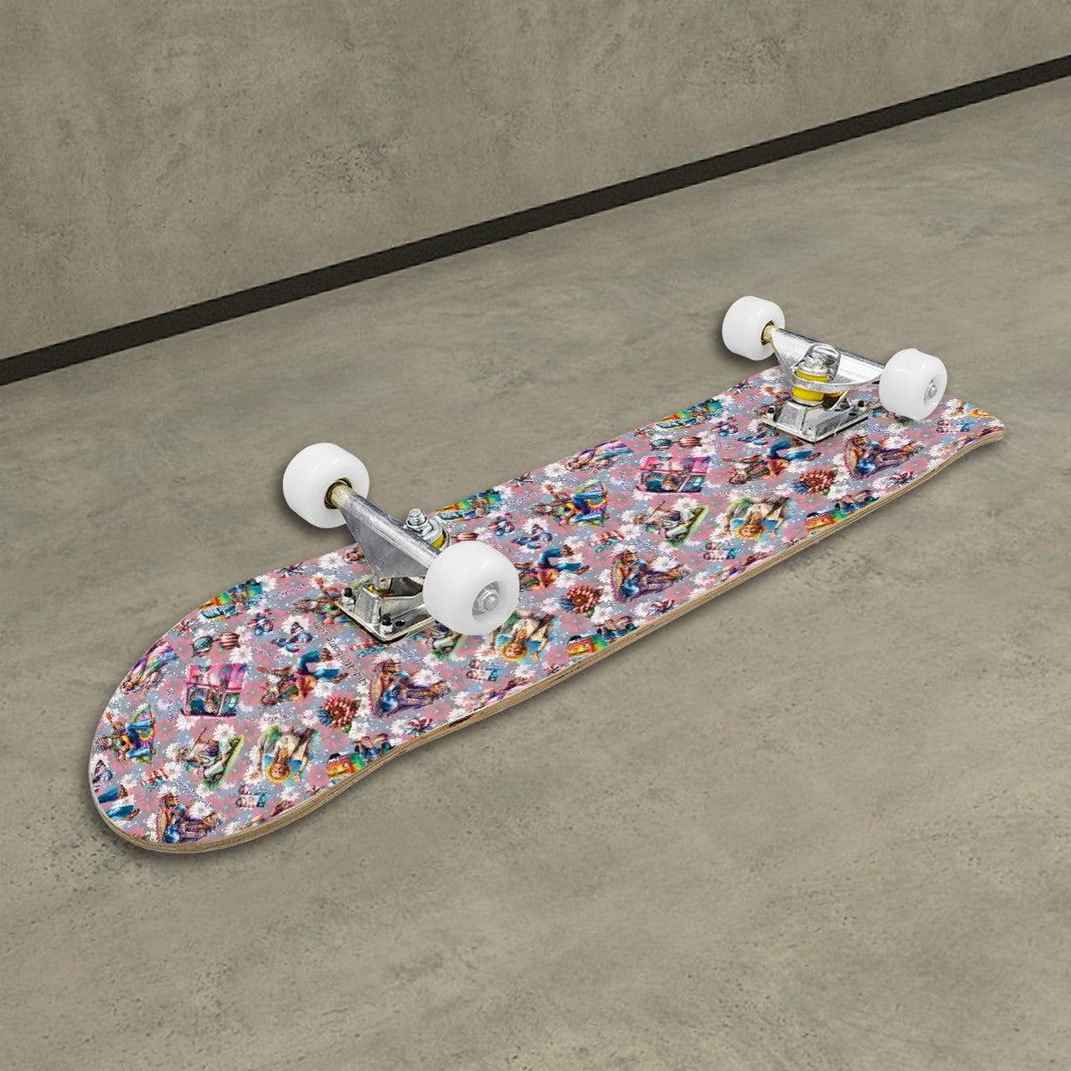 8 Patriot Designs, High Density 7 Layer Skateboard, Made In USA