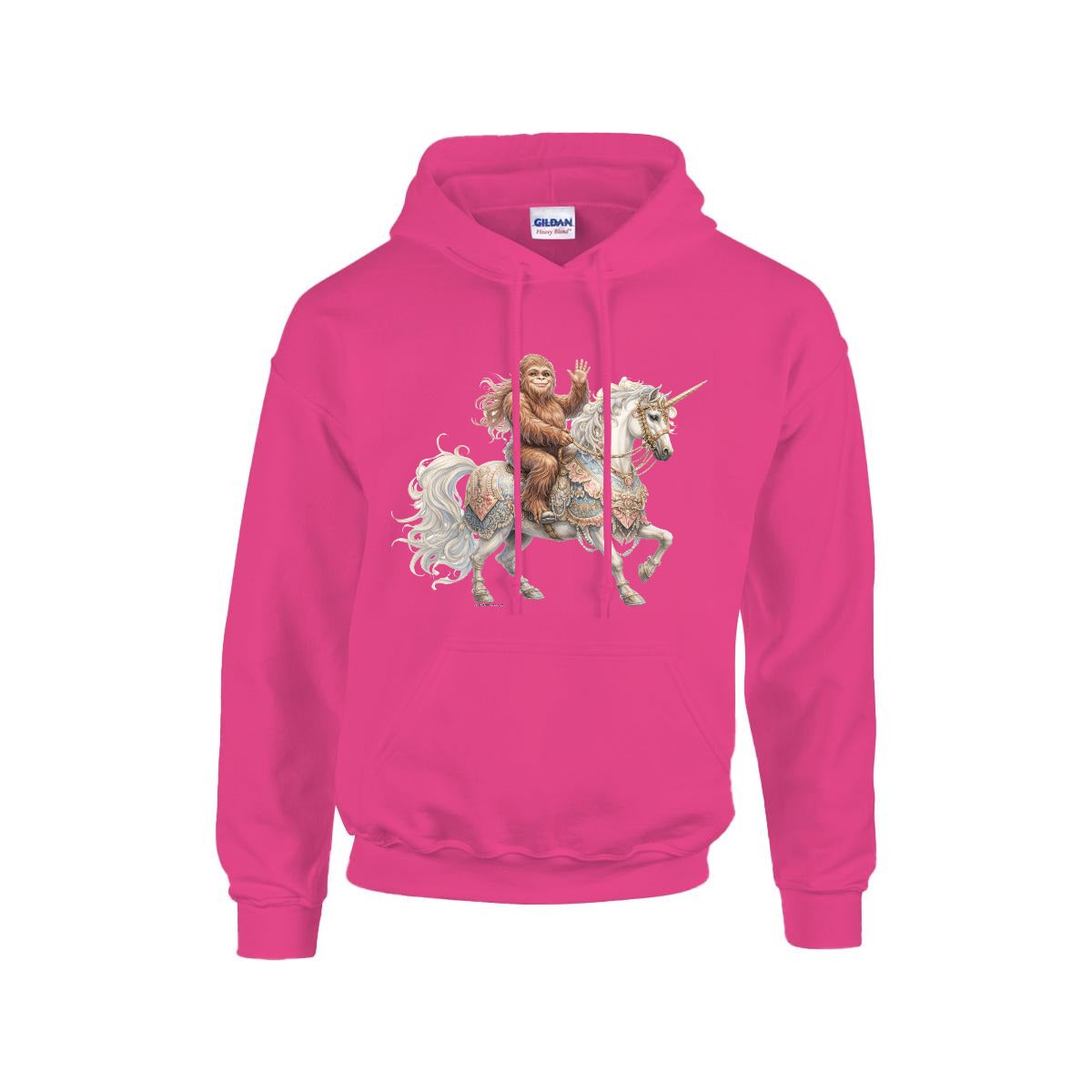 Sasquatch, Bigfoot Design, Gildan 18500 Poly-Cotton Hoodie