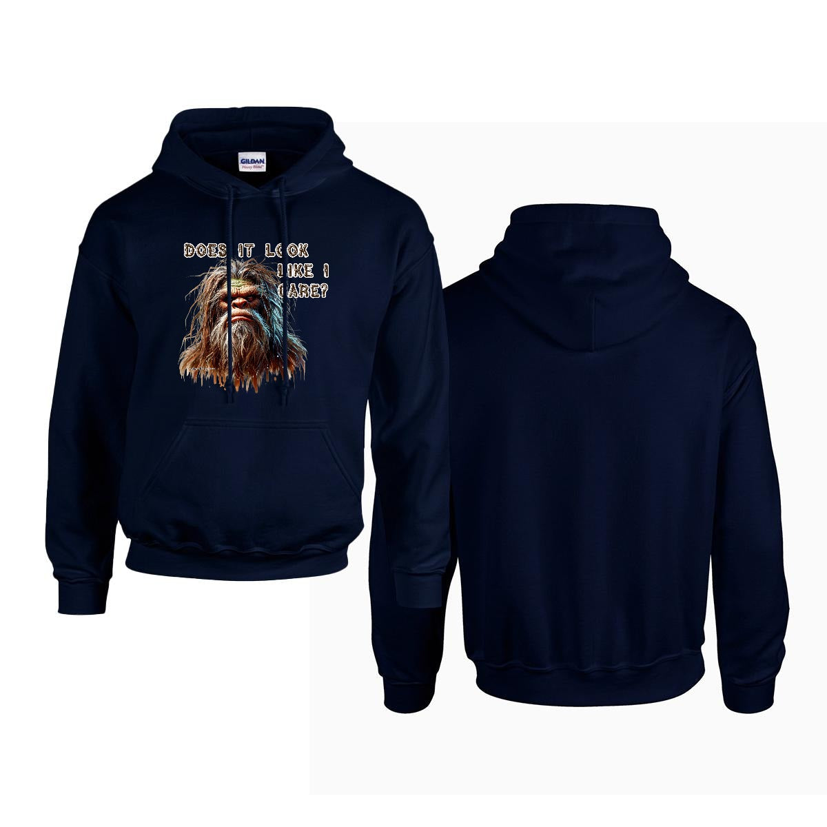 Sasquatch, Bigfoot Design, Gildan 18500 Poly-Cotton Hoodie