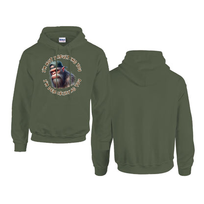 Sasquatch, Bigfoot Design, Gildan 18500 Poly-Cotton Hoodie
