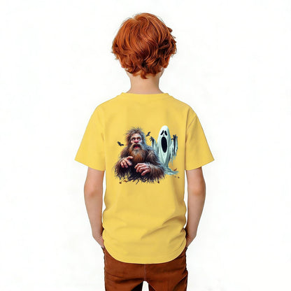 Bigfoot Sasquatch Designs, Kid’s Double Sided Gildan 5000B T Shirt